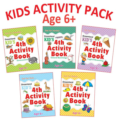 Kid's 4th Activity Five Books Pack [Paperback]