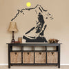 PVC Wall Sticker Beautiful God Shiva on Kailash