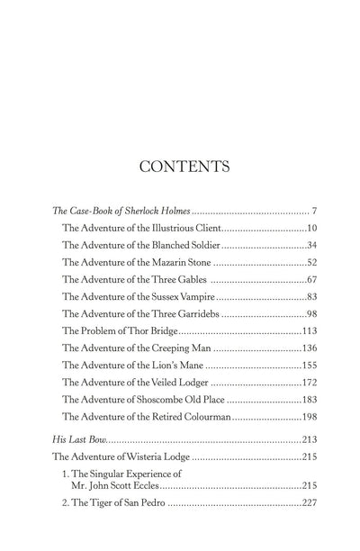 The Casebook of Sherlock Holmes & His Last Bow by Sir Arthur Conan Doyle [Paperback]