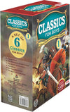Classics for Boys: Illustrated and Abridged Classic Books (Set of 6 books) [Paperback]