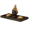 Lord Buddha Head ShowpeceTealight Candle Holder for Home Decor Mandir Temple Pooja Room Living Room Table Office Decorative