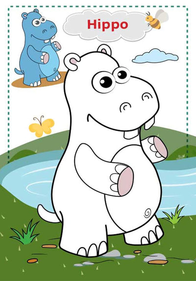 Super Jumbo Colouring Book Animals & Birds by Team Pegasus [Paperback]