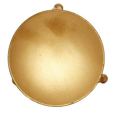 Handcrafted Golden Metal Tea Light Candle Holder Stand