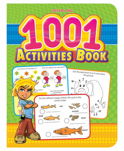 1001 Activities Book for Kids for Age 4+ by Dreamland Publications [Paperback]