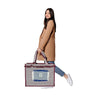 Fashmade Jute Carry Handbag For Men Women | Multi-Purpose Daily Use Tote Regular Eco-Friendly Shopping - Maroon