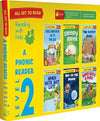 All set to Read- A Phonic Reader- Level 2 ( 6 books) by Om Books Editorial Team [Paperback]