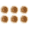 Metal, PVC Pearl Tea Light Holder Set Of 6, Diwali Decoration Items For Home Decor