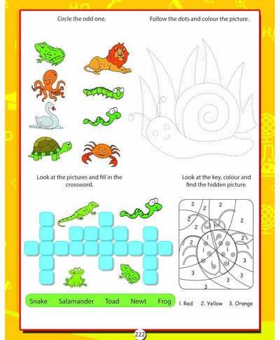 1001 Activities Book for Kids for Age 4+ by Dreamland Publications [Paperback]