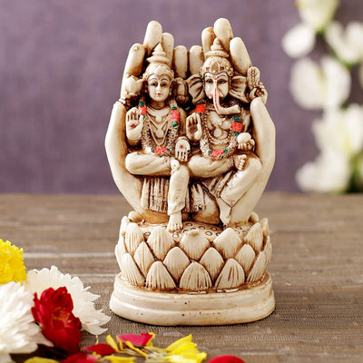 Laxmi Ganesh Murti Idol Statue for Home Decor Mandir Temple Pooja Room Living Room