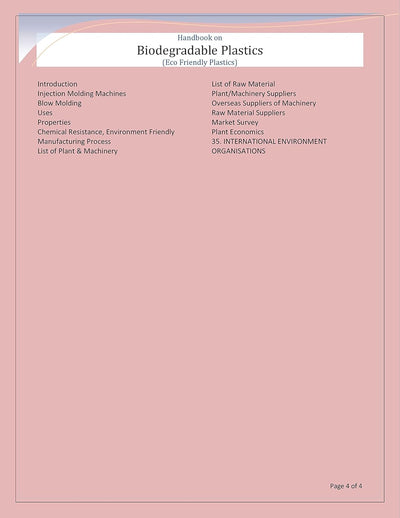 Hand Book on Bio-Degradable Plastics [Paperback]