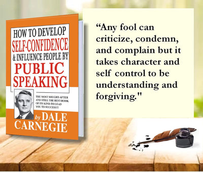 How To Develop Self Con. & Infl.People By Public Speaking by Dale Carnegie [Paperback]
