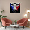Canvas Print| Je Suis Paris| Abstract Art Unframed painting for Home décor|size - 13X13 Inches.