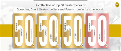 Top 50 World’s Greatest Short Stories - Set of 4 Books [Paperback]