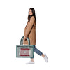 Fashmade Jute Carry Handbag For Men Women | Multi-Purpose Daily Use Tote Regular Eco-Friendly Shopping - ocean green
