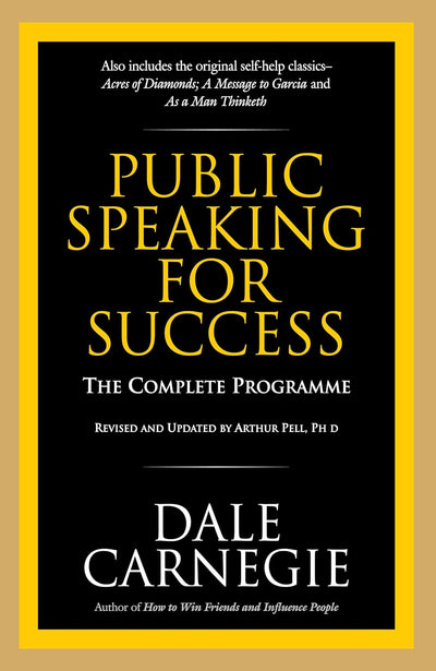 Public Speaking For Success by Dale Carnegie [Paperback]