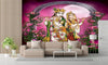 Radha Krishna Religious Sticker Wallpaper for Room Home Office Wall Decor (Size 24X36 Inch)