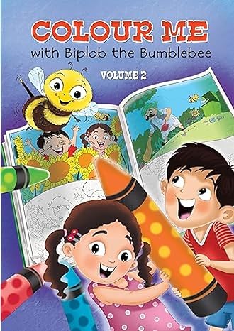 COLOUR ME WITH BIPLOP THE BUMBBLEBEE by Abhishek Talwar [Paperback]