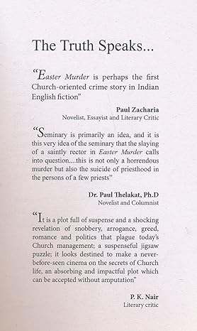 Easter Murder by Ponmala [Paperback]
