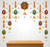 Classic Wall Sticker for Every Festival of Home Divine Decoration Festival Decor, Temple Room, Entrance Door