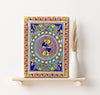 Canvas Print Traditional Art Canvas Paintings, Rajasthani Art, Indian Art, Kalamkari Art, Madhubani Art, Wall Art, Canvas painting for Living Room, Wall Décor, Unframed, Fabric, Size - 12 X 9 inches.