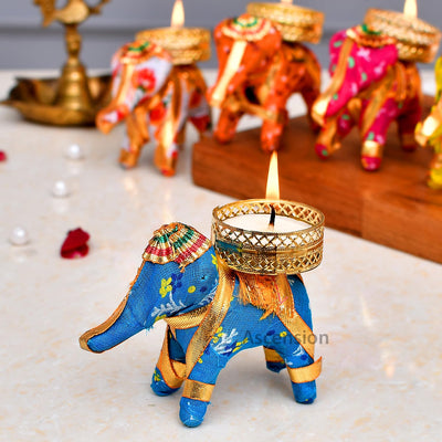 Ascension Handmade Elephant Tealight Holder