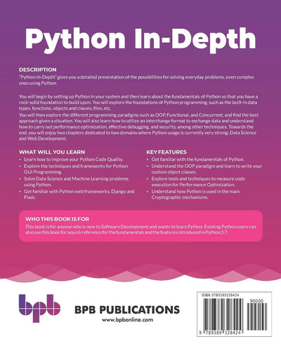 Python In – Depth by Ahidjo Ayeva, Kamon Ayeva, Aiman Saeed [Paperback]