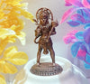 Hindu Gods : Hanuman Ji Copper Idol Pantina Antique Finish - Pack of 1 Piece