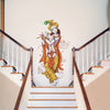 Lord Krishna with Flute ' Wall Sticker-(PVC Vinyl,105cm X 55cm)