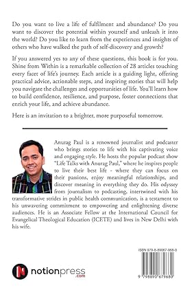 Shine from Within by Anurag Paul [Paperback]