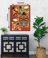 Canvas Print, Modern Art, Abstract Art, Religious Art, Traditional Art, Hindu Gods, Wall Art, Wall Decoration, Living room, Office, Home Decor, Unframed, Size - 12X9 inches.
