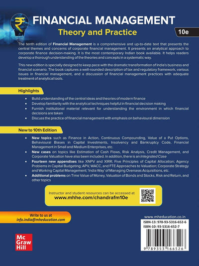 Financial Management: Theory & Practice by Prasanna Chandra [Paperback]