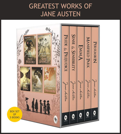 Greatest Works of Jane Austen (Set of 5 Books) [Paperback]