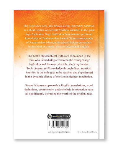Ashtavakra Gita by Swami Nityaswarupananda [Paperback]