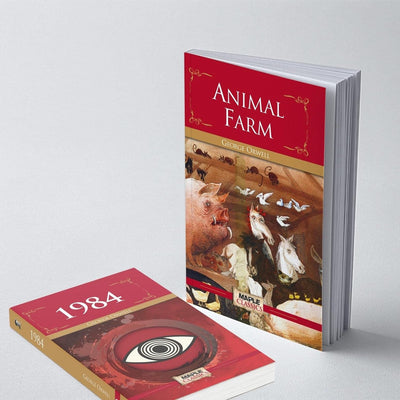 1984, Animal Farm by George Orwell (Set of 2 Books) [Paperback]