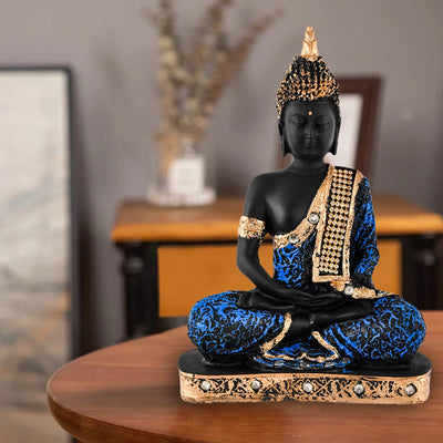 Polyresin Lord Gautam Buddha Figurine Idols for Living Room in Home Decorative