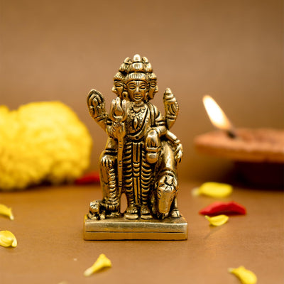 Lord Dattatreya Idol for Puja Study Table, Pooja Room & Home Decor