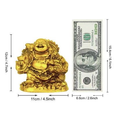 Laughing Buddha Idol Statue Showpiece for Decoration & Money Wealth and Good Luck
