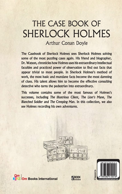 Children Classics - The Case Book of Sherlock Homes by Arthur Conan Doyle [Hardcover]