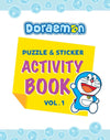 Puzzle & Sticker With Doraemon Activity Book 1 [Paperback]