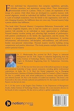 Personal Mastery by C Bhaktavatsala Rao [Paperback]