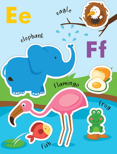 ABC Sticker Book by Team Pegasus [Paperback]