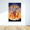 God Wall Sticker - Vishnu Bhagwan - Divine God Wall Stickers - Spiritual Wall Art - Religious, Meditation Room Stickers - Wallpaper Stickers -Vinyl Wall Decal 12x18 Inch-EAMBP045