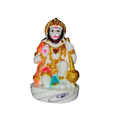 Hindu Gods : Hanuman Ji Statue Idol for Home Temple, Office, or Car