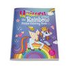 Ride A Unicorn and Chase The Rainbow - Sticker Coloring Book With 100+ Stickers [Paperback]