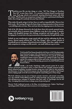 365 Tiny Changes to Transform Your Life by Vivek Vijayan [Hardcover]