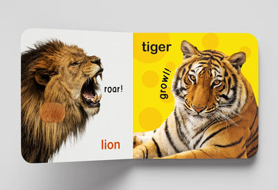 My First Book of Touch And Feel - Wild Animals [Board book]