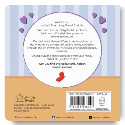 We Love to Cuddle [Board book]