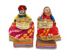 Handmade Recycled Material Rajasthani Dolls Puppet Tealight Candle Holder