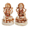 Goddess Laxmi & lord Ganesh Idol Statue Showpiece for Living Room Bedroom Pooja Room Mandir Temple Table