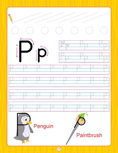 ABC Writing Book for Age 2 -5 Years by Dreamland Publications [Paperback]